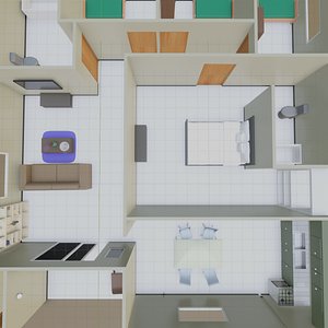 3D small full House model