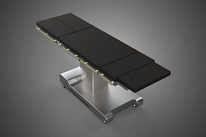 STANDARD MODULAR SURGICAL OPERATING TABLE BED SURGERY BENCH SEAT 3D