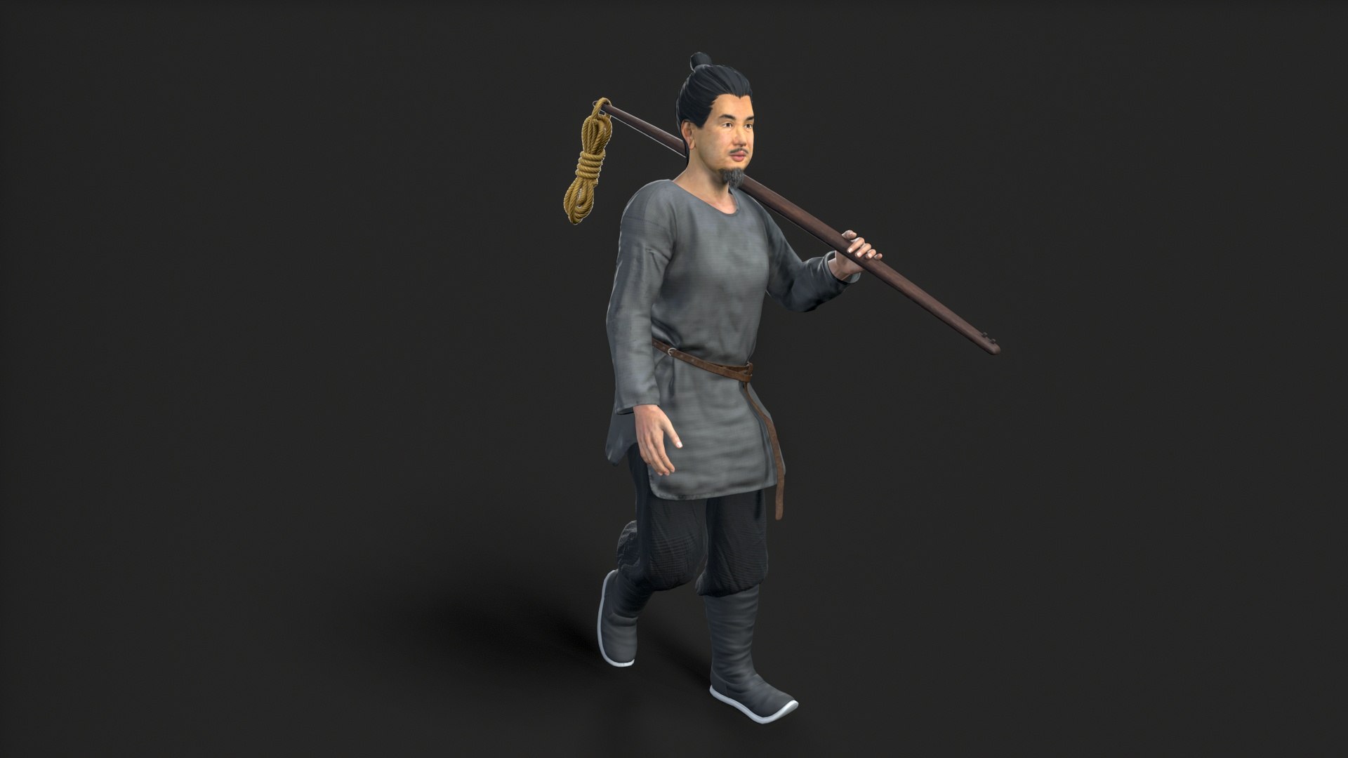 3D Farmer Character Model - TurboSquid 2372704