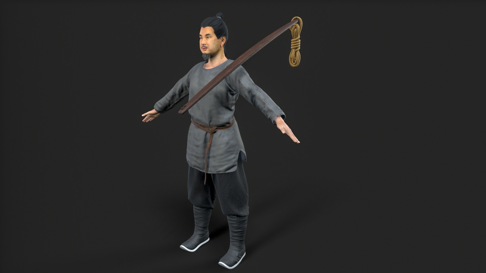 3D Farmer Character Model - TurboSquid 2372704
