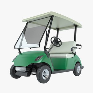 photoreal golf cart 3dm