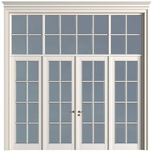 French Interior Door Partition in classic style