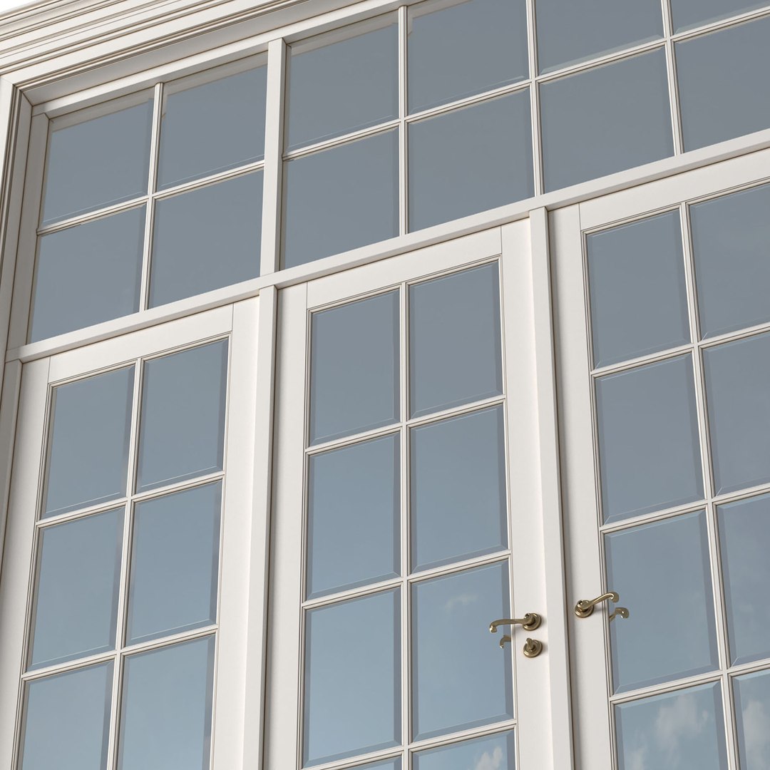 French Interior Door Partition In Classic Style 3D Model - TurboSquid ...
