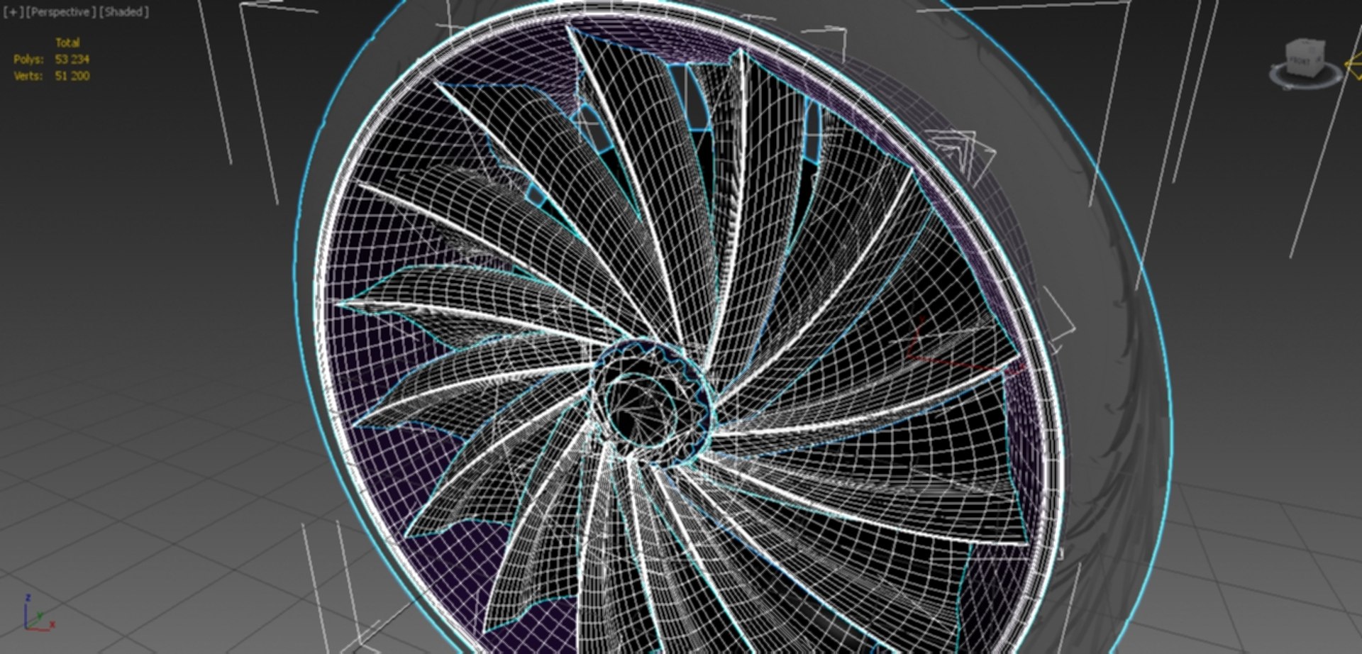 3D Conceptual Wheel Concept Car Model - TurboSquid 1380906