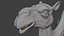 Hiperrealistyczny animowany wielbłąd z futrem, model 3D low-poly, gotowy do gry