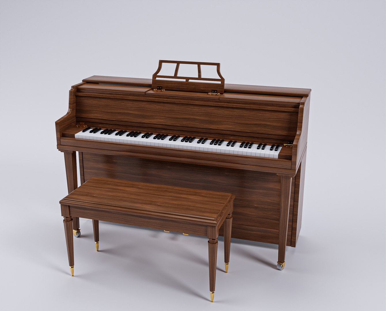 3D Piano - TurboSquid 2131729