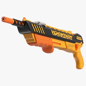 Garden Salt Gun Bug-a-Salt Yellow 3 3D model