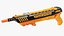 Garden Salt Gun Bug-a-Salt Yellow 3 3D model