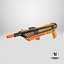 Garden Salt Gun Bug-a-Salt Yellow 3 3D model