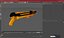 Garden Salt Gun Bug-a-Salt Yellow 3 3D model