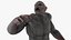 3D model Grey Monster Rigged for Modo