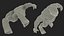 3D model Grey Monster Rigged for Modo