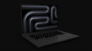 MacBook Pro M4 3D model