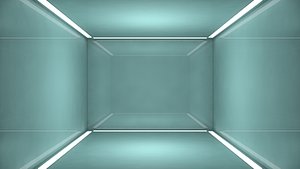 3D sci fi room