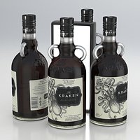 Alcohol Bottle The Kraken Black Spiced Rum 700ml 2020
