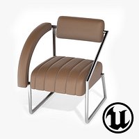 Eileen Gray Non-Conformist Chair UE4
