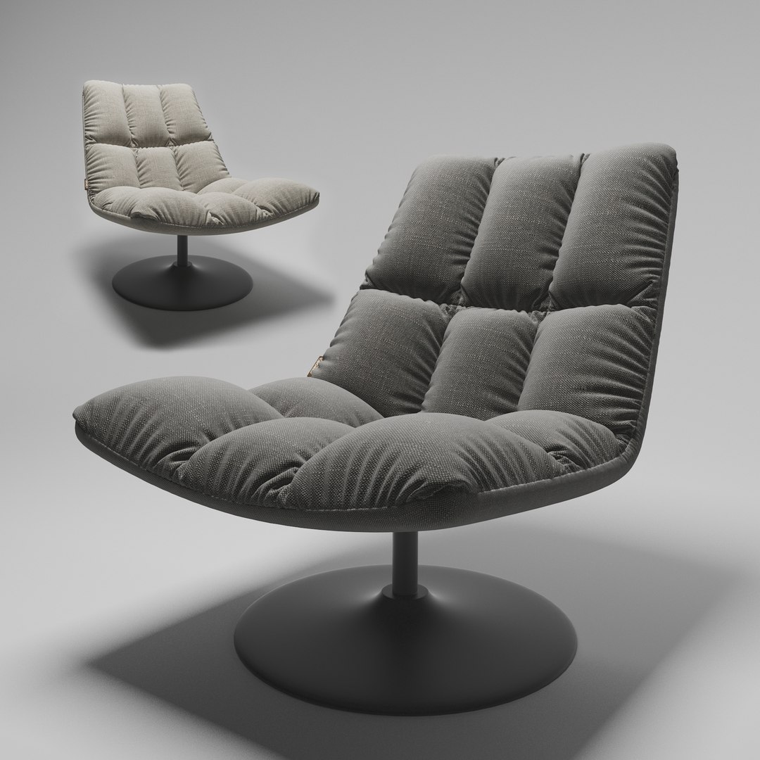 3D chair swivel person single Modern model TurboSquid 2125001