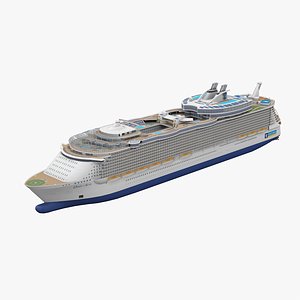 Oasis of the Seas Low Poly