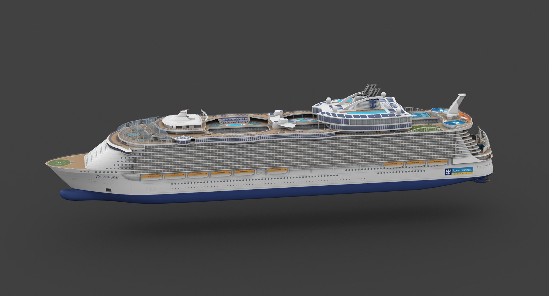 Oasis Seas Model - TurboSquid 1322642