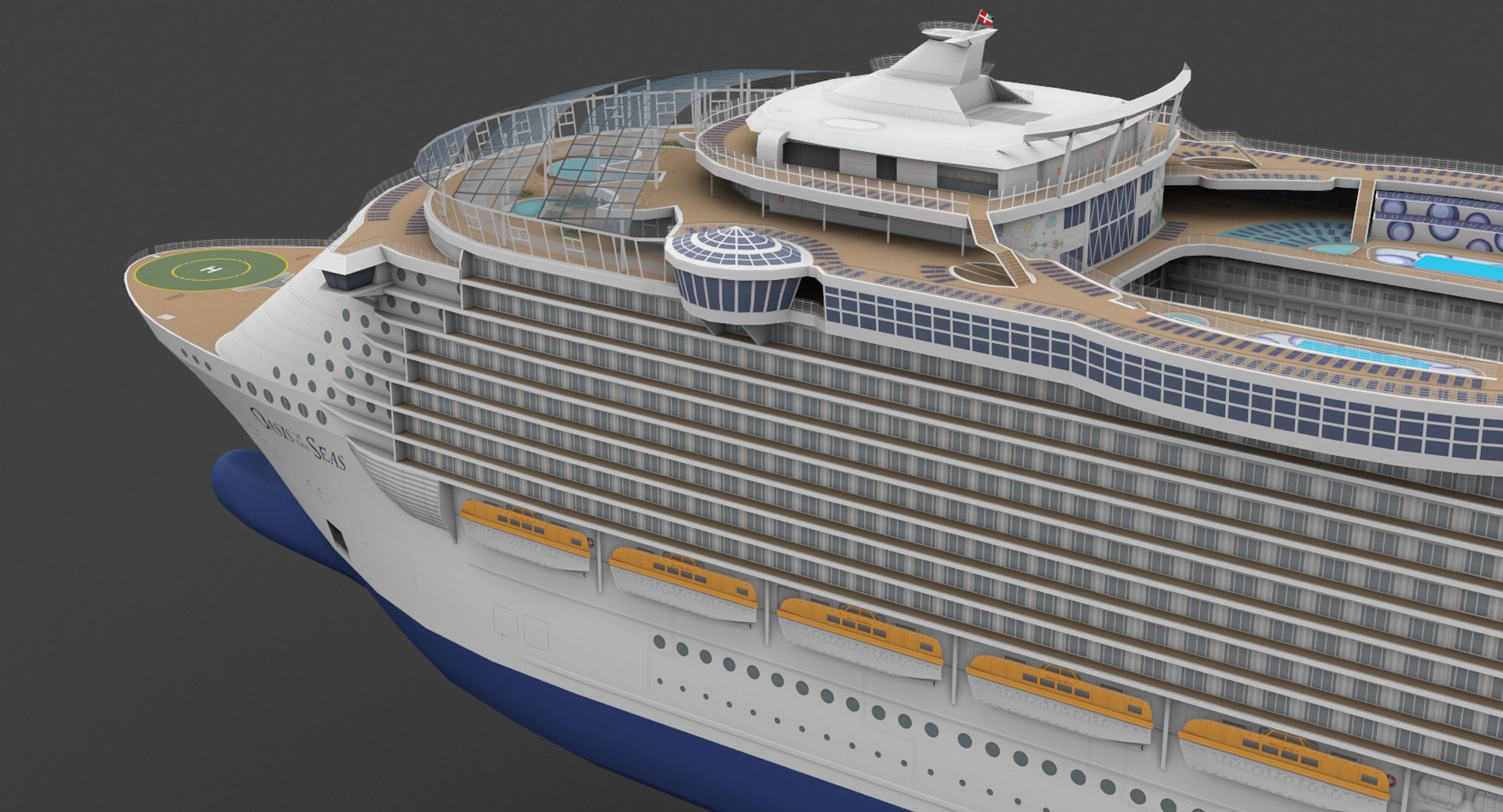 Oasis seas model - TurboSquid 1322642