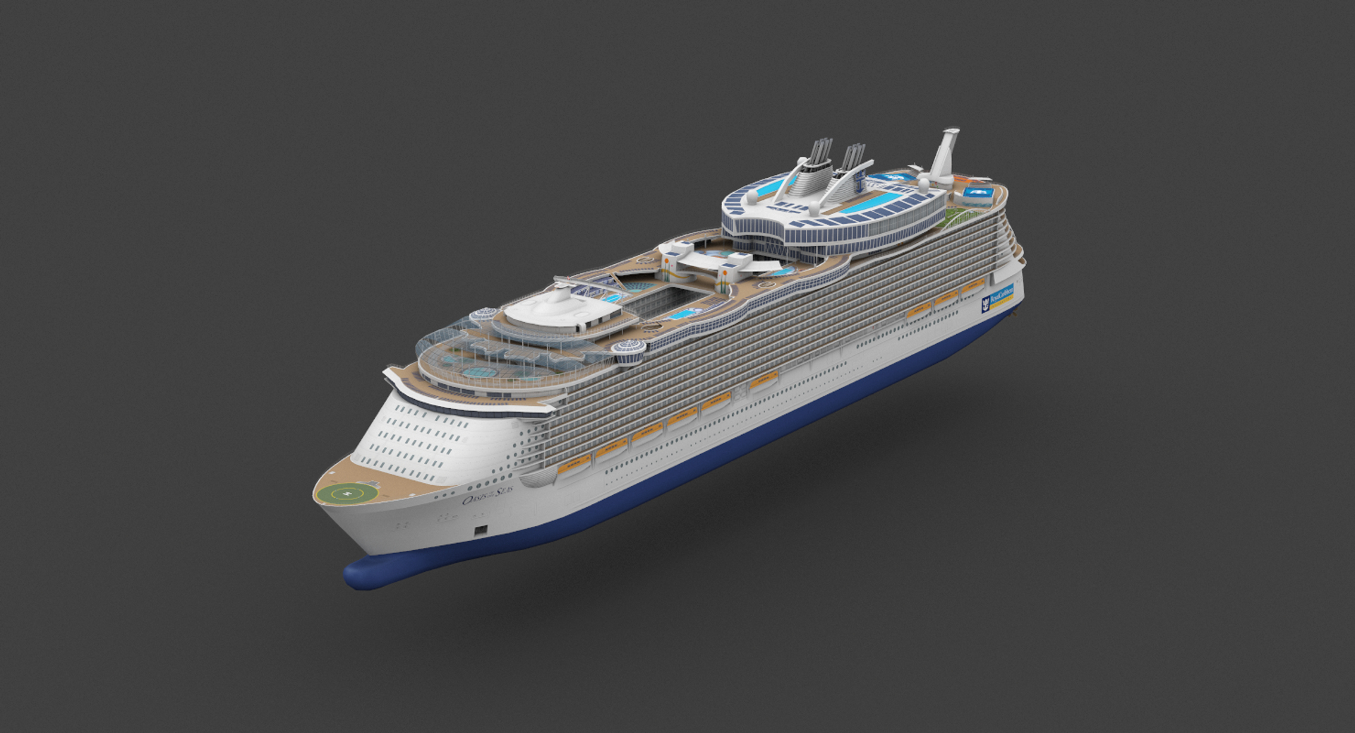 Oasis Seas Model - TurboSquid 1322642