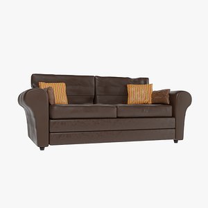 Leather Sofa 3D model