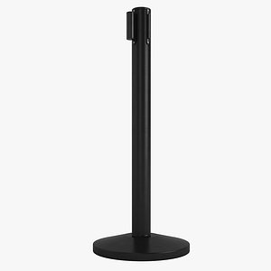 airport stanchions 3D