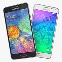 Samsung Galaxy Alpha Black And White