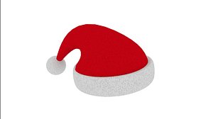 christmas hat rigged 3D model