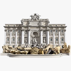 Trevi Fountain Facade
