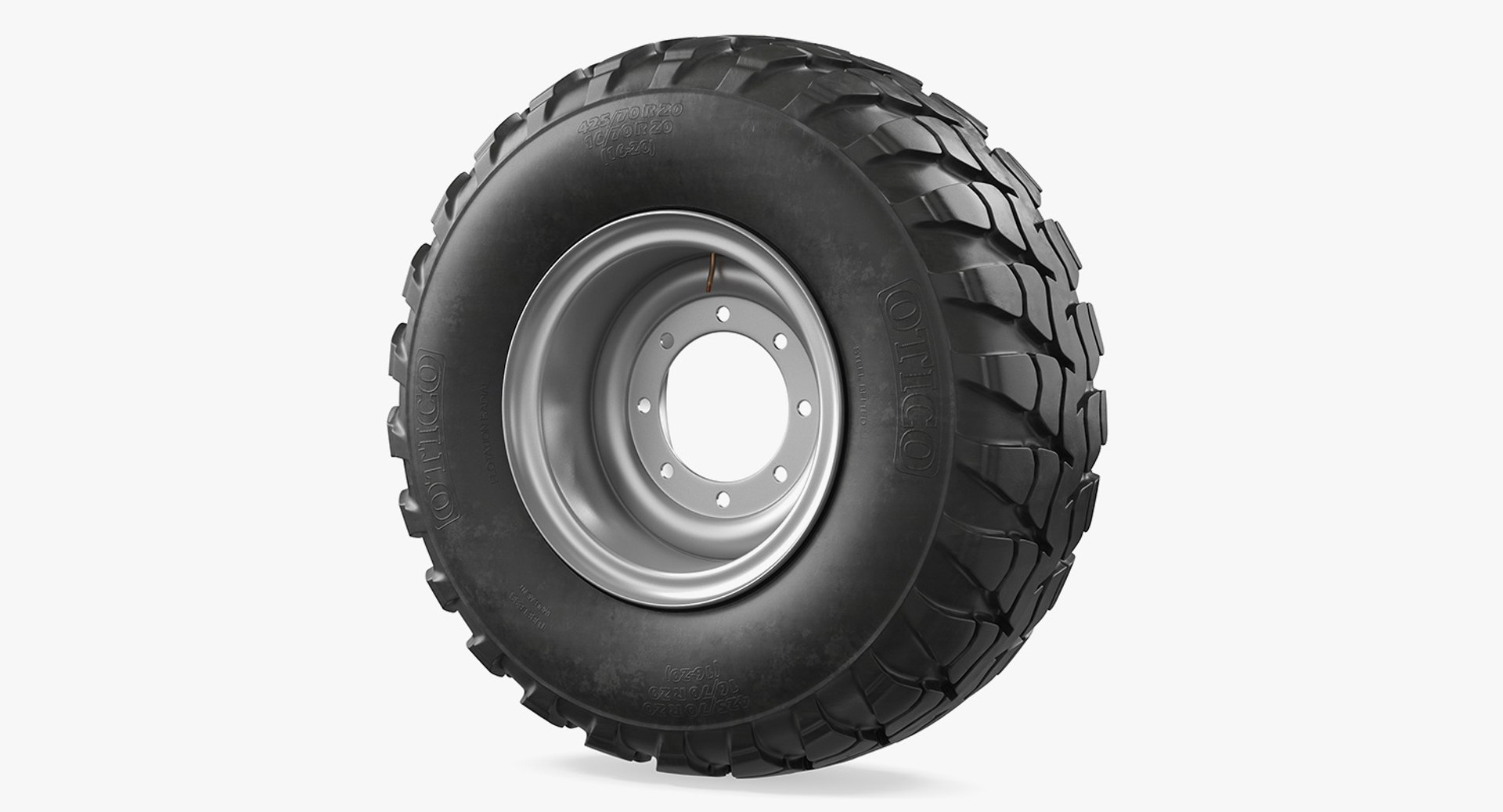 OTICO Tire R20 3D model preview