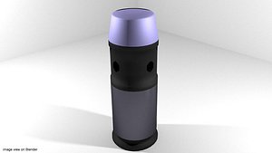 3d grenade launcher ammo model