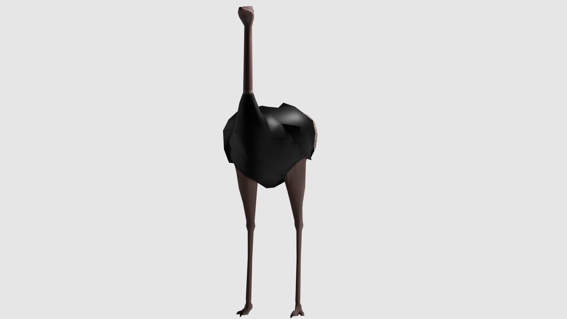 3D Ostrich - TurboSquid 2101655
