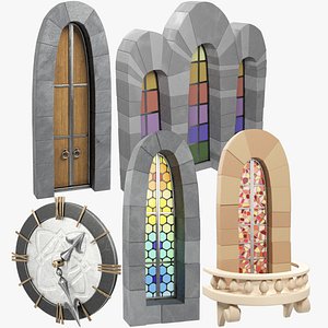 Medieval Building Parts Collection V1