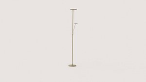 LED Torchiere Floor Lamp with Reading Arm