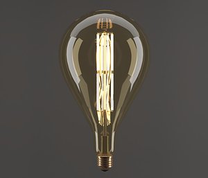 electric bulb drop 3D model