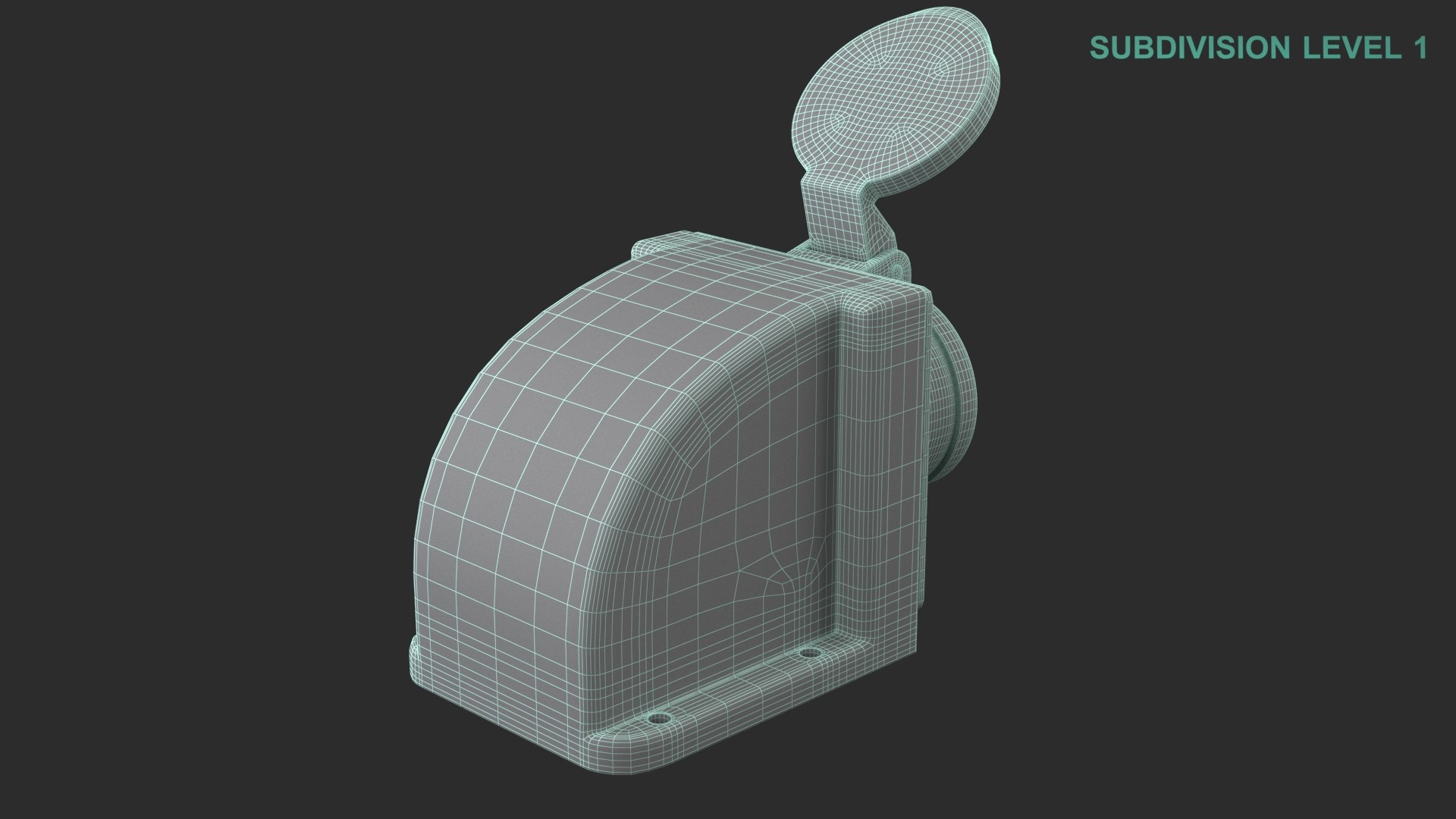 Three Phase Socket 3D model https://p.turbosquid.com/ts-thumb/Ea/93kqSP/Hy/wireframe0006/jpg/1683777107/1920x1080/fit_q87/75edaa6efdd1a3eaa4d5dd568ef833f25b68bffc/wireframe0006.jpg