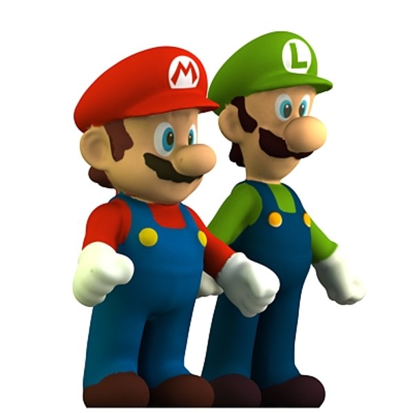 3dsmax mario luigi