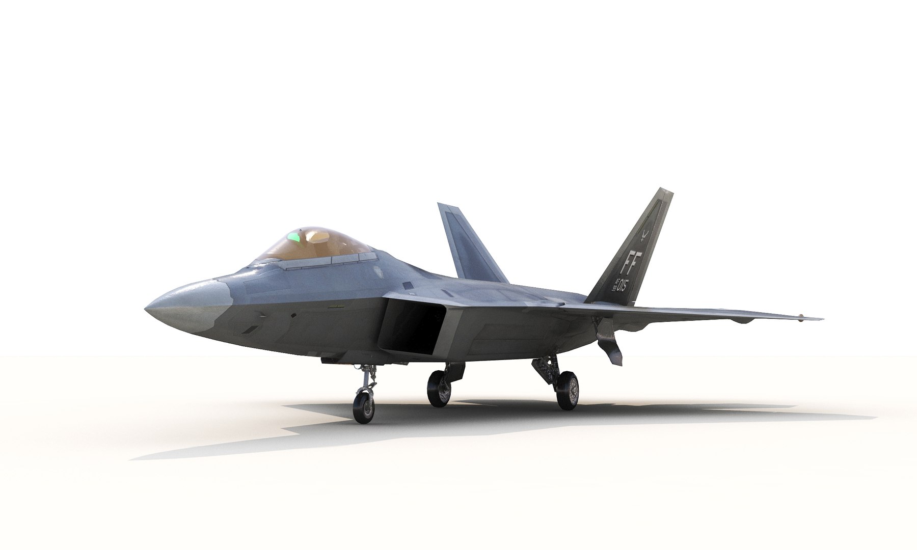 F-22 Raptor 3D Model - TurboSquid 2395085