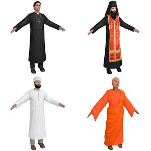 3D pack priests model