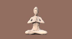 woman zen 3D model