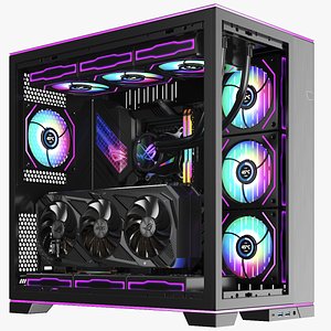 Full Detailed Computer Tower Case