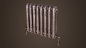 3D Vintage radiator