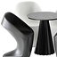 Ufo Chair by Vondom and PLISSE Table by Midj