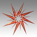 christmas ornament shiny glass 3d model