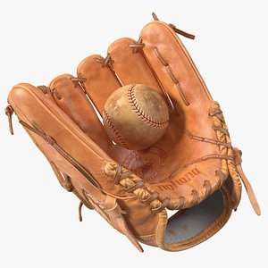 Ball with Softball Glove Fur