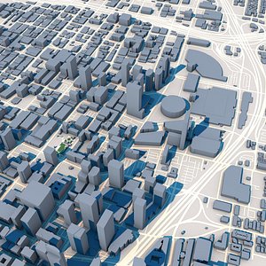 Los Angeles City United States 3D model
