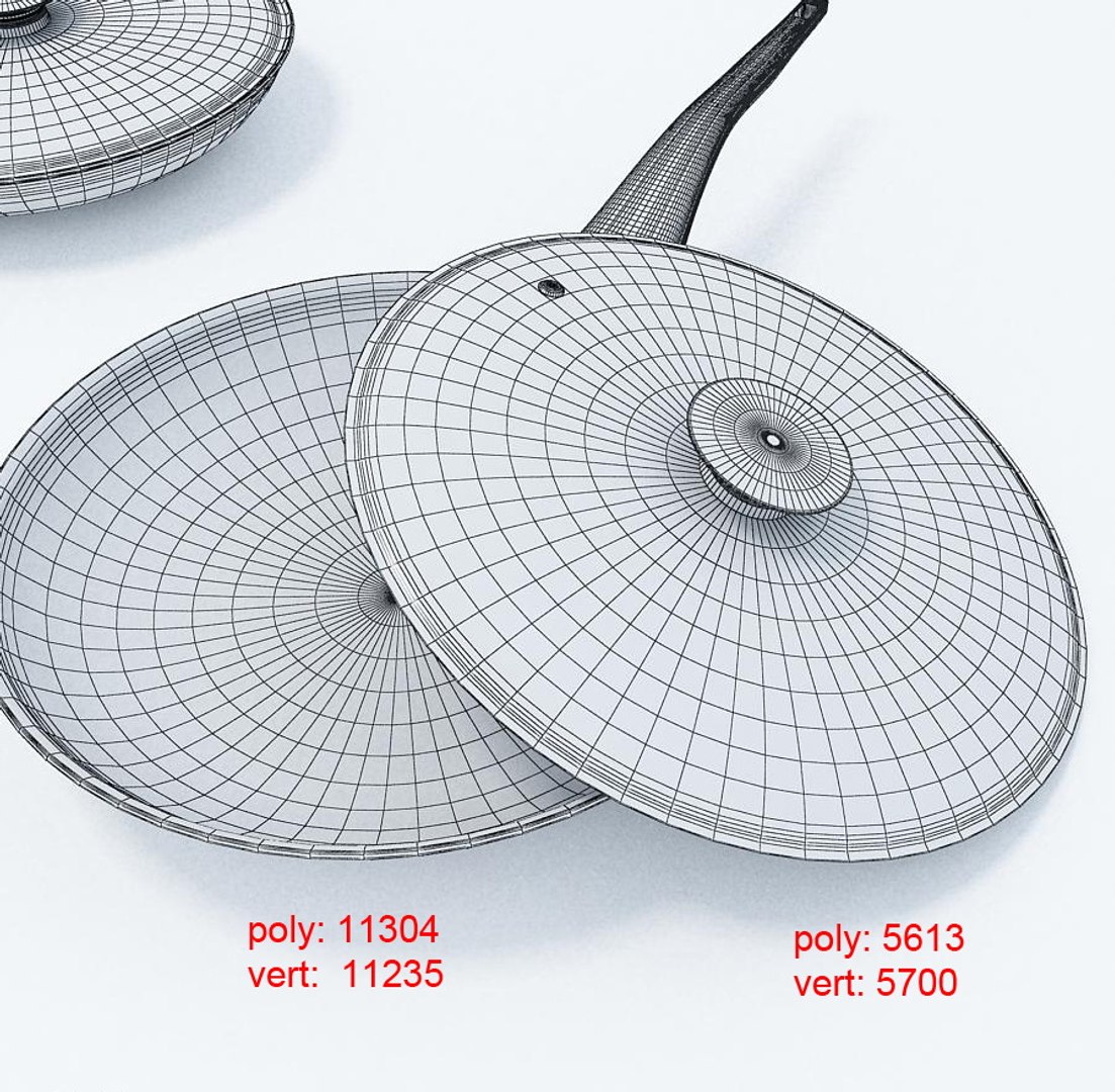 3d model frying-pan s