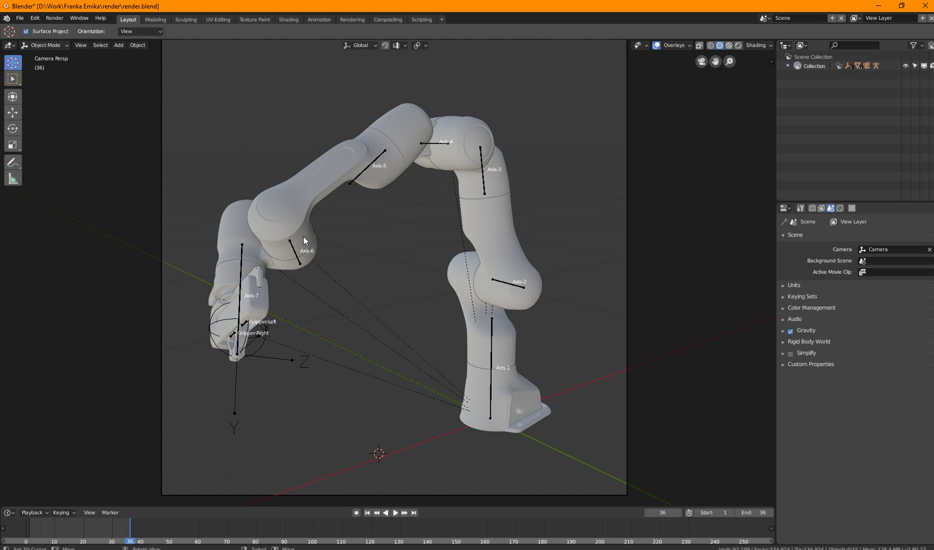 3D Model Franka Emika Panda Robot - TurboSquid 1344347