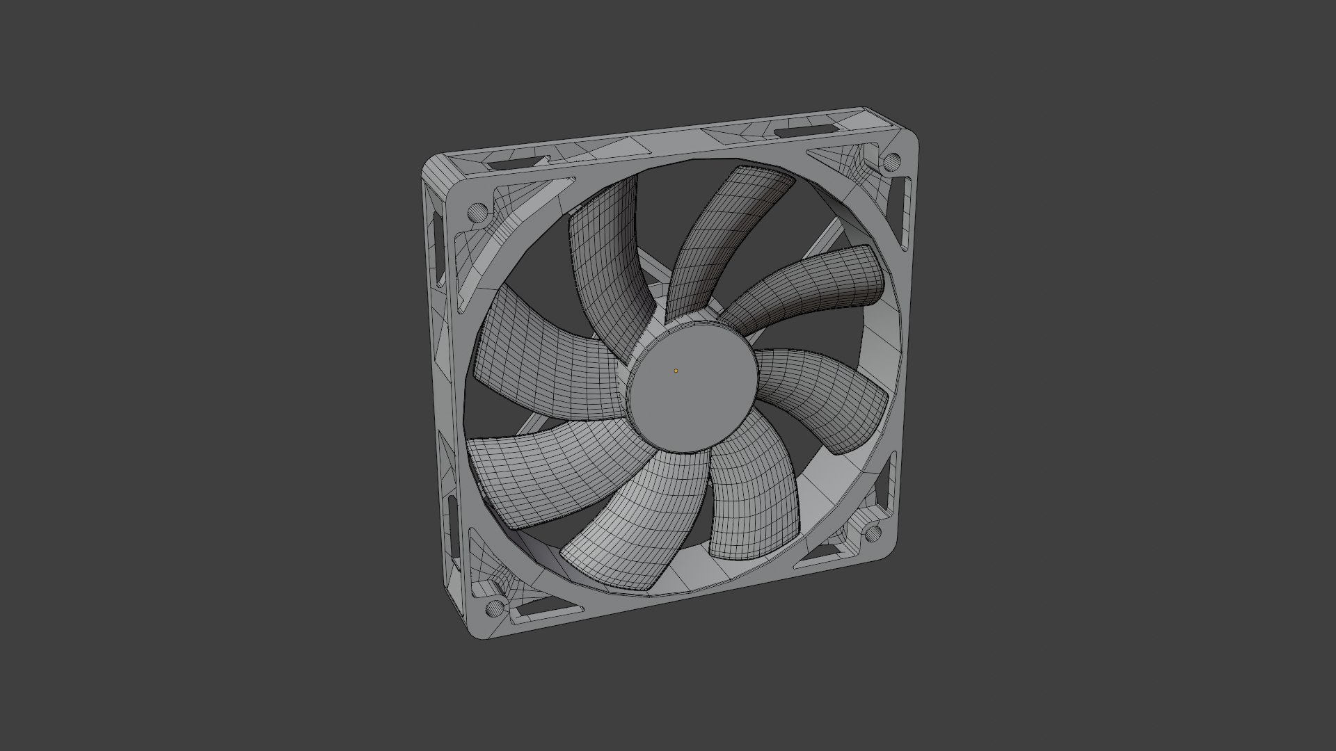 120mm PC Fan 3D Model - TurboSquid 2006106